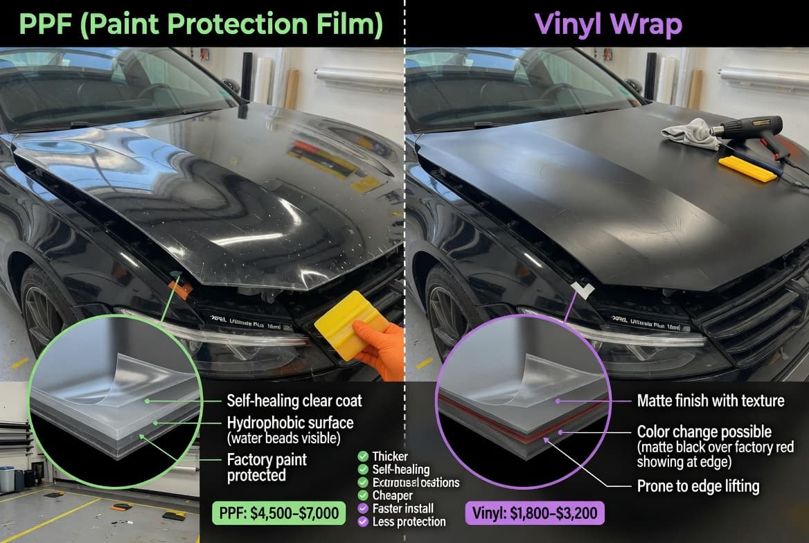 PPF vs Vinyl Wrap: Which Protects Your Car Better?